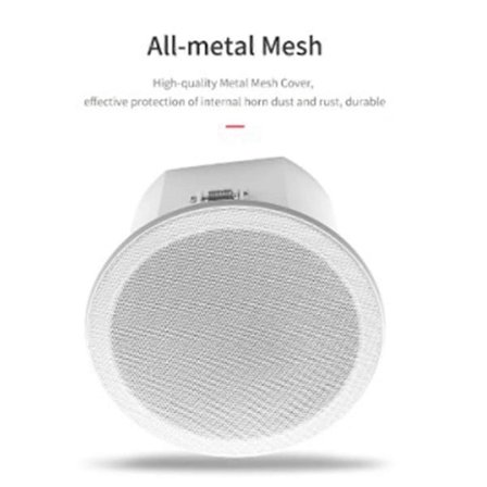 Inbyggd förstärkare fullregister Bluetooth-baksida Hemmabio Bakgrundsmusik Takhögtalare