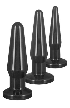 ToyJoy Anal Play Best Butt Buddies Set Schwarz