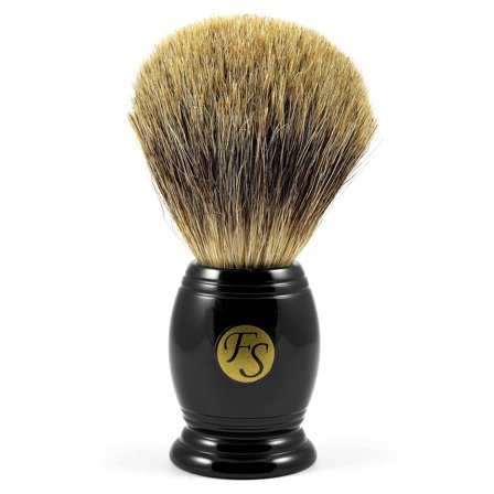 Sort Horn Pure Badger Barberkost til mænd - Barberkoste