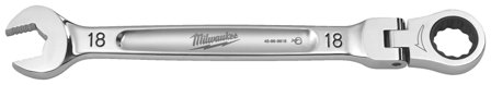 Milwaukee 4932480191 MAX BITE -räikkälenkkiavain nivelellä 18 mm, Käsityökalut