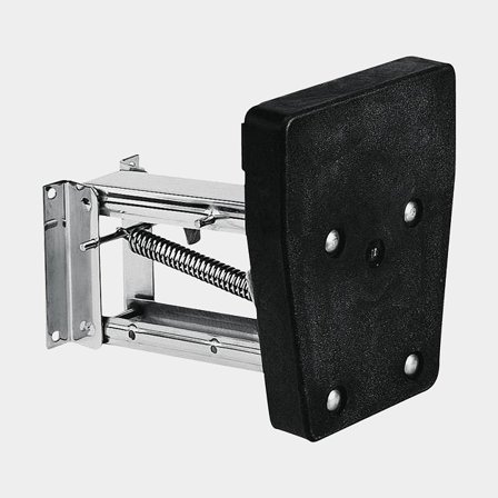 Utbordarställ rostfri med plastplatta 10hk/30kg