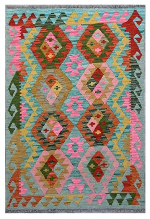 Kilim Afghan Old Style Rug 98X149 Wool, Afghanistan