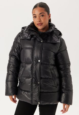 BUBBLEROOM-Semi Shiny Padded Jacket-L
