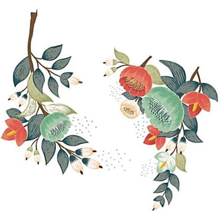 Väggklistermärke Blommor Blommor Toalett Toalett Väggmålning Dekaler Dekor Avtagbara Klistermärken Hem Klistermärken Klistermärken Sovrum Pålitlig 