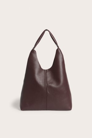 Kappahl | Torebka z imitacji skóry | Czerwone wino