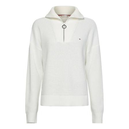 Tommy Hilfiger, Hayana sweater Ww 0Ww 34962 YBL Biały, Kobieta, Rozmiar: M