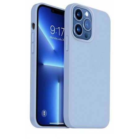 Silikonikotelo Iphone 14 Pro Maxille, vaaleansininen