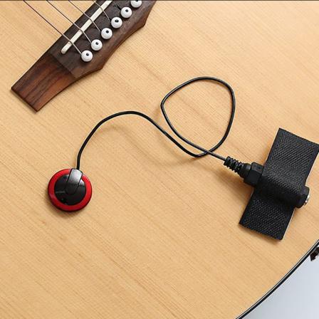 Professionell Gitarr Pickup Piezo Kontakt Mikrofon Pickup