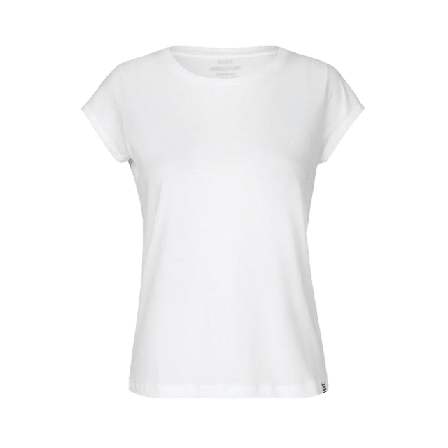 Mads Nørgaard Fine Jersey Teasy Tee FAV Överdelar Dam Vit XL