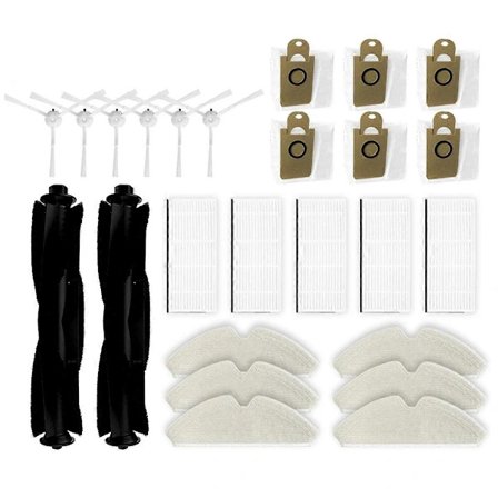 Til Lenovo T1 Pro/T1s Pro Rullebørste Hepa Filter Moppeklud Støvpose