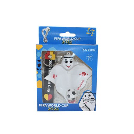 Mordely Qatar World Cup Mascot La'eeb Nyckelring Berlock