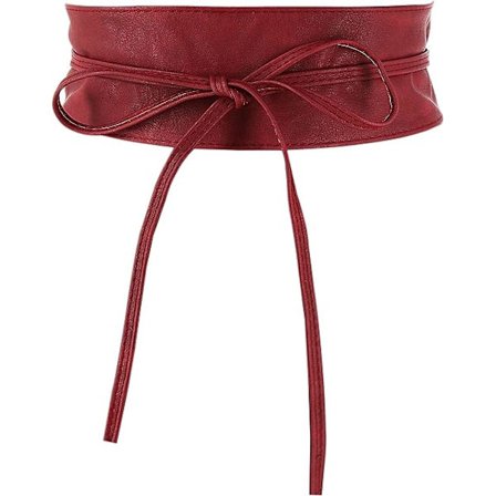 Kvinners Obi-belte, bredt Obi-belte, polyuretanlær, høy kvalitet, MICA