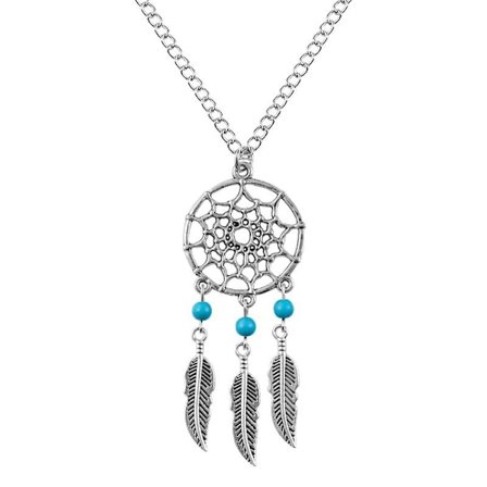 Necklace - Dreamcatcher - Mandala - Turquoise