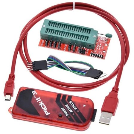 PICKIT3 Programmer + PIC ICD2 PIC Kit 2/3 Programmeringsadapter Universal Programmer FZ0508-WELLNGS