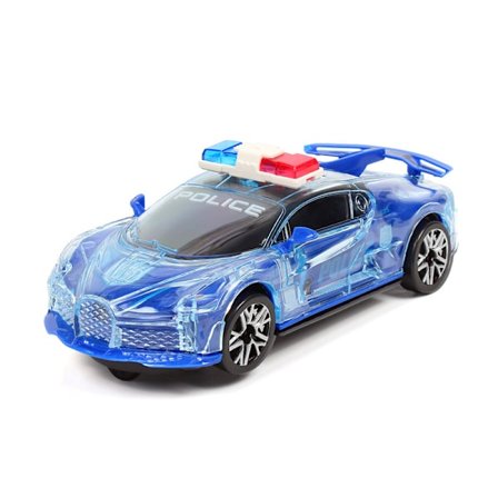 Politibil leketøy med lys og lyd bil leketøy gave til gutter og jenter (politibil)