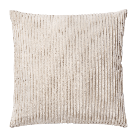 Åhléns Home Ribbad kudde SOFTA 45x45 cm Kuddar Beige ONESIZE