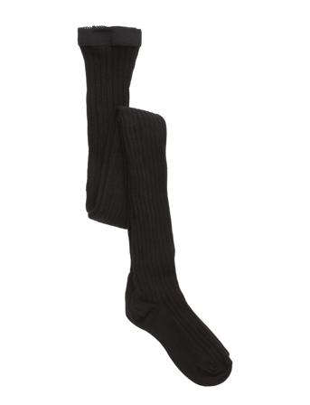 Cotton Rib Tights Black Mp Denmark
