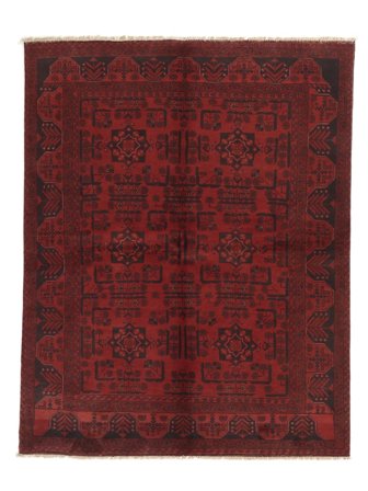 Medalionowy Afgan Khal Mohammadi Dywan 174X225 Wełna