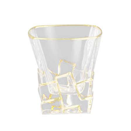 Whiskyglas Glastumbler Scotchglas Drikkekrus 280-300ml Whisky Tumbler til Cocktails Bourbon Tequila Brandy Vodka HMY