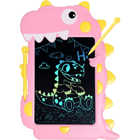 Børns LCD-skrivetablet (rød), Doodle Board-læringsspil
