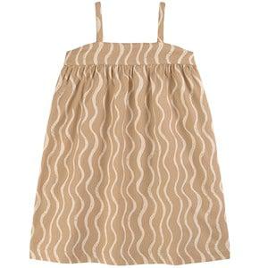 Beau Loves Caramel Stella Wiggle Print Dress 4-5 Years - Dresses - 4-5 years - Beige
