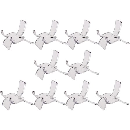 10 st Akryl Displayställ Stöd för Mineraler Ädelstenar Stenar