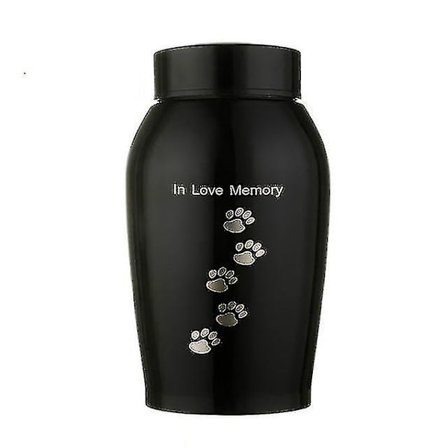 Rustfrit stål urne til kæledyr hund kat fugl mus kremering urne mindesmærke dæksel urne niche