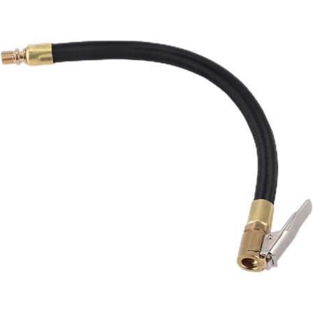 2 Stykker Dekkoppblåsingsslange Forlengelsesrør 20cm Dekkoppblåsingsrør Hurtigoppblåsingschuck Adapter Bil Amerikansk Ventil