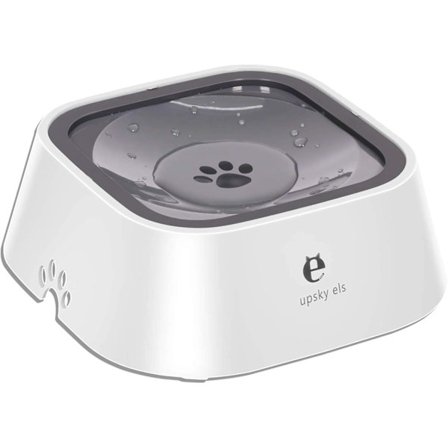 Koiran juomakuppi, roisketiivis lemmikin juomakuppi, 1,5 litran hidas vedenannostelija, koiran kuppi, läikkymätön hidas vedenannostelija 