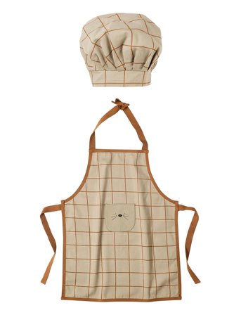 Nuuroo Elliot Apron Set - Beige - ONE SIZE