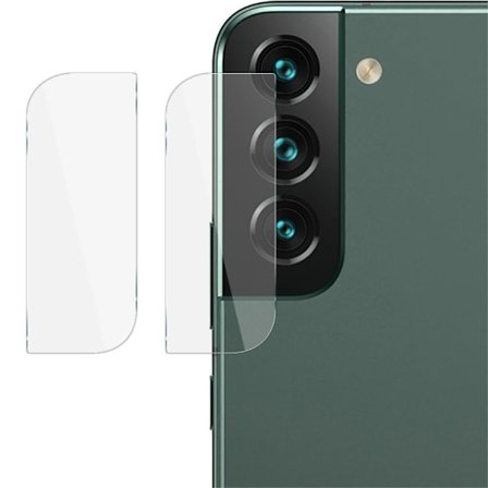 2 st IMAK Samsung Galaxy S22 Plus / S22 HD kameralinsskydd av härdat glas