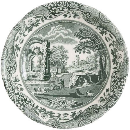 Spode Heritage Green Italian skål 15 cm, grønn/hvit