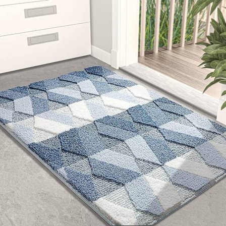 Indendørs dør måtte indgangsdør tæppe, absorberende maskinvaskbar indvendig dør måtte, indgangstæppe