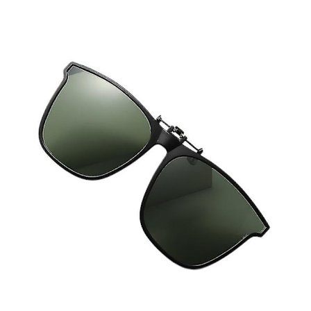 Polariserade Clip On Solglasögon - Solglasögon Clip On Glasögon För Män Kvinnor, Stora Ramar Clip-on Flip Up Solglasögon För Körning Fiske Utomhus-