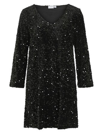 Vila | Vifaith V-Neck L/S Sequin Dress/Vol | S
