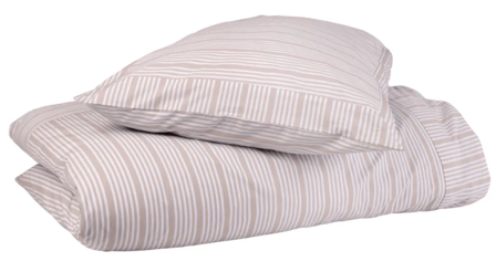 Ilse Jacobsen Sengesett Sand-Beige-Stripes Bomull 140x200