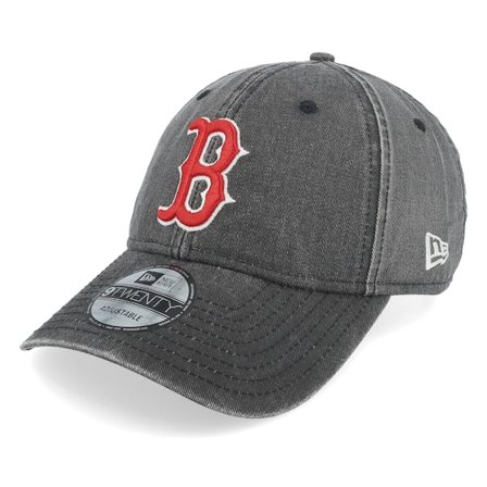 New Era - MLB Preto adjustable Boné - Hatstore Exclusive x Boston Red Sox Washed 9TWENTY Dad Cap @ Hatstore