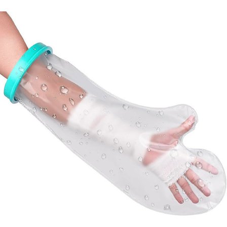 Armskydd för gips, vattentätt armskydd för dusch för vuxna, återanvändbart vattentätt bandage skydd, duschbandage