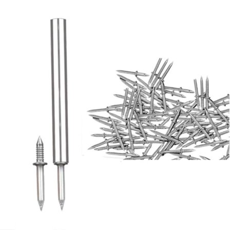 100 stk dobbelt hoved sømløse søm