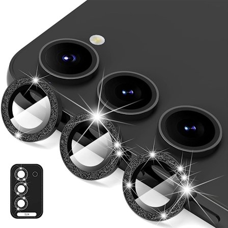 ENKAY For Samsung Galaxy S24 Kameralinsebeskytter Herdet Glass