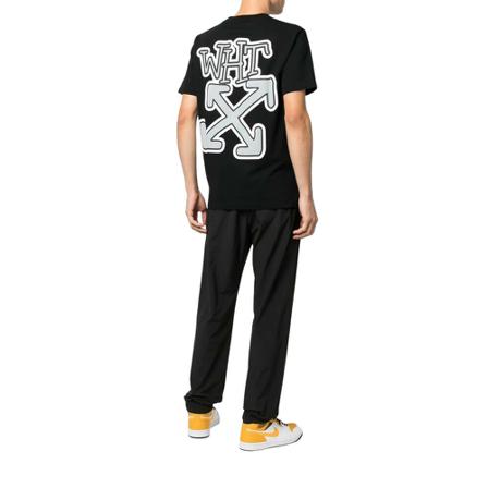 Off White T-Shirts Sort, Herre, Størrelse: M