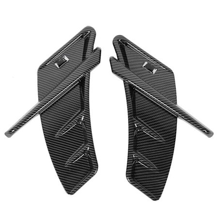 2 kpl hiilikuitua jäljittelevää lokasuojan peitelistaa, auton muokkaus, sopii A7/S7 2017-2019