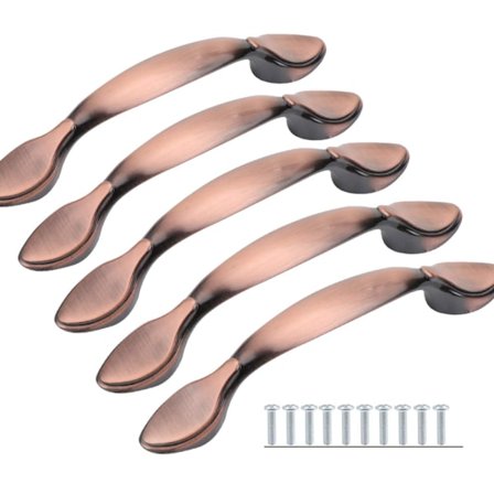 5 kpl VINTAGE ANTIQUE Arch Kaapin Huonekalujen Ovenkahva Pituus 9