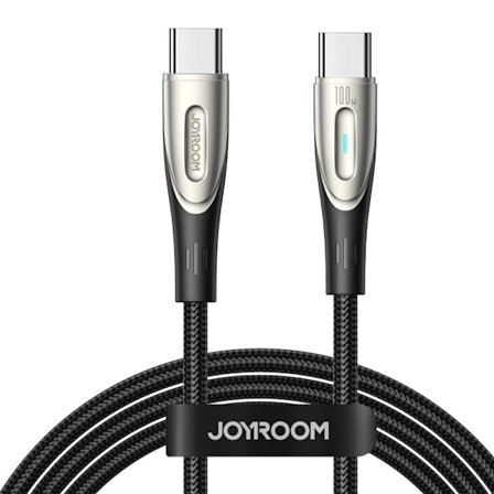 Joyroom Star-Light Series SA27-CC5 USB-C / USB-C-kabel 100W 3m - svart