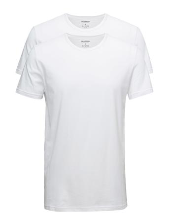 Mens Knit 2Pack Tsh T-shirts Short-sleeved Valkoinen Emporio Armani