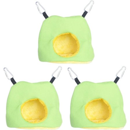 2 stk sengdyr kjæledyr tykk habitat lovebird vinter for hengekøye kanarifugl chincilla sving varm parakitt hus tilfeldig plysj fugl hamster hytte 