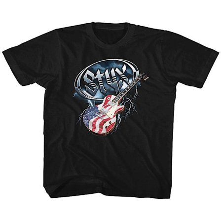 Styx Flag Guitar Youth T-shirt
