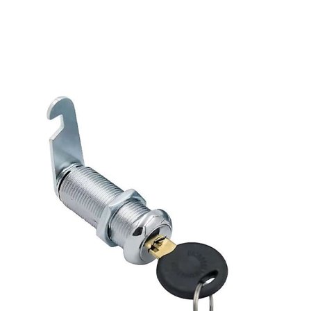 Ekstra lang kamlås nøkkelkode, værbestandig kamlås for Rv, tykk skuff og romdør (1 stk, sølv)