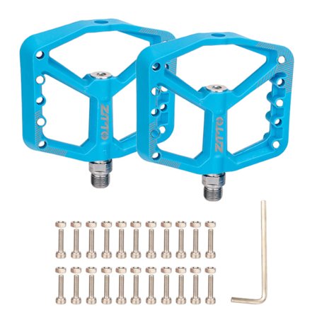 Plattformspedaler för mountainbike, platta MTB-pedaler, nylonfiber, cykelpedaler