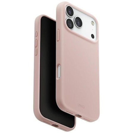 UNIQ Mobilskal till iPhone 17 Pro Max MagSafe Lino - Rosa
